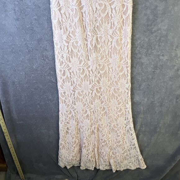 City Triangles Women’s Dress Peach Size 1 Formal Maxi Party Prom Wedding - Picture 11 of 16